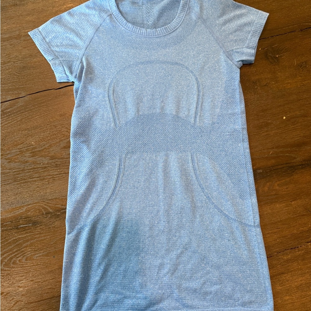 Lululemon Light Blue Swiftly Tech Short Sleeve Tee